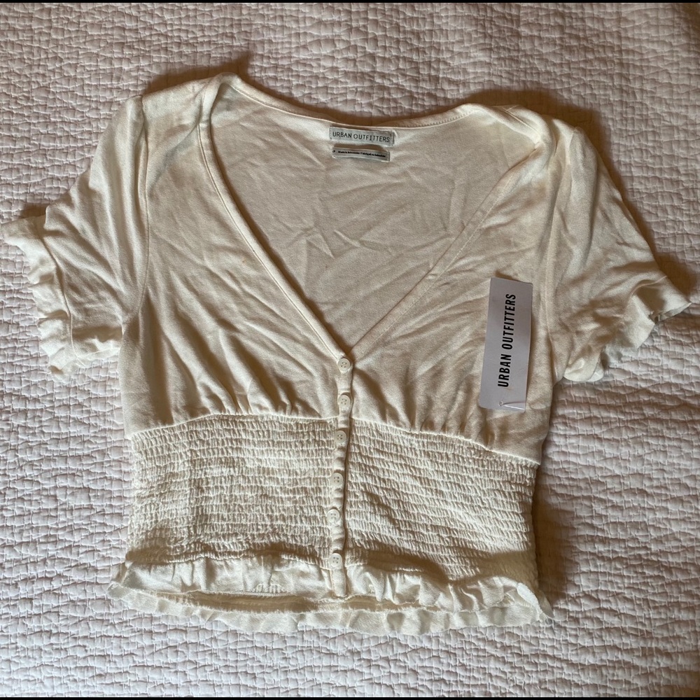 NWT Urban Outfitters Smocked Top